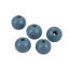 Imagen de Madera Espaciador Cuentas Ronda Azul Gris Aprox 16mm Dia, Agujero: Aprox 4.3mm, 50 Unidades