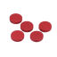 Picture of Natural Wood Spacer Beads Flat Round Dark Red About 19mm Dia., Hole: Approx 2.1mm, 50 PCs