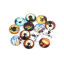 Imagen de Vidrio Halloween Dome Seals Cabochon Ronda Flatback Al Azar 12mm Dia, 20 Unidades