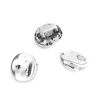 Picture of Zinc Based Alloy Slide Beads Round Antique Silver Color About 11mm Dia, Hole:Approx 4.2mm 90 PCs