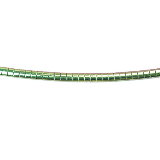 Image de 1 Pièce Collier Tour de Cou en 304 Acier Inoxydable Placage sous Vide Rond Multicolore Placage 45cm long