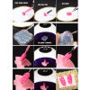 Picture of Silicone Resin Mold For Jewelry Making Rectangle Transparent Clear Christmas 5.3cm x 3.2cm, 1 Piece