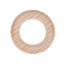 Immagine di 2 Pz Legno di Faggio Naturale Pendenti Charms Connettori Accessori Anello Marrone Chiaro 5cm Dia