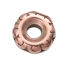 Picture of 304 Stainless Steel Spacer Beads Wheel Rose Gold About 10mm Dia., Hole: Approx 3mm, 1 Piece