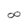 Picture of 304 Stainless Steel Double Split Jump Rings Findings Gunmetal 8mm Dia., 10 PCs