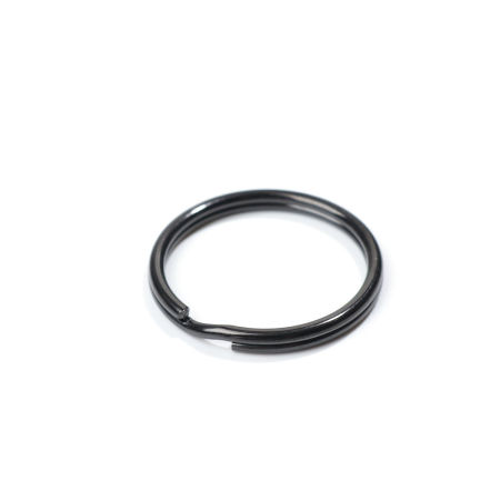 10 PCs 25mm Dia., 1.3mm(16 gauge) Vacuum Plating 304 Stainless Steel Double Split Jump Rings Findings For Jewelry Making Gunmetal Round