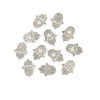 Picture of Zinc Based Alloy Beads Hamsa Symbol Hand Antique Silver Color About 19mm x 16mm, Hole: Approx 1.4mm, 20 PCs