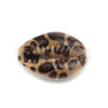 Picture of Natural Shell Loose Beads Conch/ Sea Snail Coffee Leopard Print Pattern About 25mm x 17mm-18mm x 14mm, 10 PCs