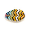 Picture of Natural Shell Loose Beads Conch/ Sea Snail Multicolor Stripe Pattern About 25mm x 17mm-18mm x 14mm, 10 PCs