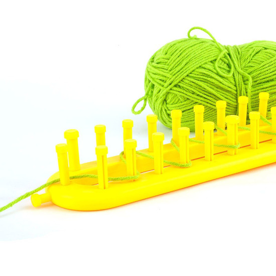 Imagen de Plástico Telar de Tejer, Bufanda, Suéter, Sombrero, Chal, Máquina de Coser, Herramienta de Trenzado Artesanal Hecha a Mano DIY Mixto 36.5cm x5cm(14 3/8" x2") - 7cm(2 6/8") largo, 1 Juego ( 3Unidades/Juego)