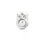 Picture of 304 Stainless Steel Charms Owl Animal Silver Tone Cabochon Settings (Fits 8mm 3mm) 19mm x 13mm, 5 PCs