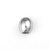 Picture of 304 Stainless Steel Beads Barrel Silver Tone 10mm x 10mm, Hole: Approx 4.8mm, 5 PCs