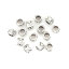Imagen de Zamak Cuentas Cilíndrico Plata Antigua Punto Aprox 10mm x 7mm, Agujero: Aprox 6.2mm, 20 Unidades