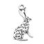 Bild von Zinklegierung Charms Hase Silberfarbe 26mm x 14mm, 20 Stück