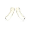 Picture of Zinc Based Alloy Spacer Beads Curved Tube Antique Silver Color About 3cm x 1.1cm, Hole: Approx 6.5mm, 10 PCs