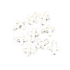 Picture of Zinc Based Alloy Spacer Beads Cross Antique Silver Color About 14mm x 12mm, Hole: Approx 1.6mm, 100 PCs