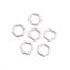 Picture of Zinc Based Alloy Connectors Dainty Beehive Real Platinum Plated Hexagon Hollow 17mm x 15mm, 10 PCs