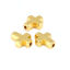 Picture of Zinc Based Alloy Spacer Beads Cross Gold Plated About 15mm x 12mm, Hole: Approx 2.1mm, 20 PCs