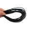 Bild von Gummi Schmuck Schnur Schwarz 1mm, 50 Meter