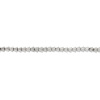 Picture of (Grade B) Hematite ( Natural ) Beads Triangle Silver Matte About 5mm x 4mm, Hole: Approx 1mm, 39cm(15 3/8") long, 1 Strand (Approx 120 PCs/Strand)