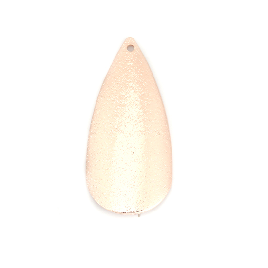 Изображение Латунь Подвески Розово-золотой водяная капля Точка Стардаст 41мм x 19мм, 5 ШТ