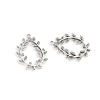 Picture of Zinc Based Alloy Connectors Drop Antique Silver Color Branch Hollow 3.2cm x 2.3cm, 10 PCs