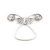 Imagen de Zamak de Ángel , Plata Antigua (Adap 10mm Cuentas) 56mm x 43mm, 3 Unidades