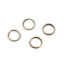 Imagen de 1000 Unidades 9mm Diámetro, 0.7mm(21 gauge) Zamak Doble Abierto Argollas Tono Bronce Ronda