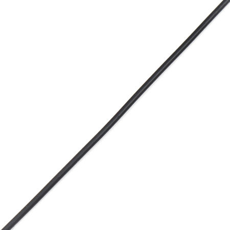 Collar de Cuerda Trenzada Aleación + Caucho ,Negro y47.5cm de longitud, 10 Unidades