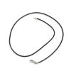 Picture of Alloy + Rubber Braided String Cord Necklace Black 47.5cm(18 6/8") long, 10 PCs