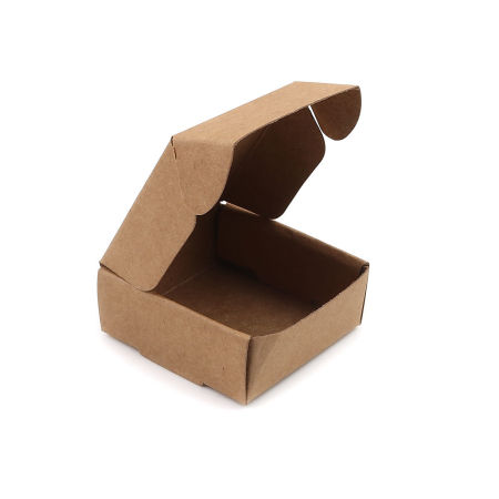 Kraft Paper Soap Packing & Shipping Boxes Square Light Brown 5cm x 5cm x 2cm , 20 PCs