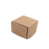 Picture of Kraft Paper Soap Packing & Shipping Boxes Square Light Brown 5.5cm x 5.5cm x 3.5cm , 20 PCs
