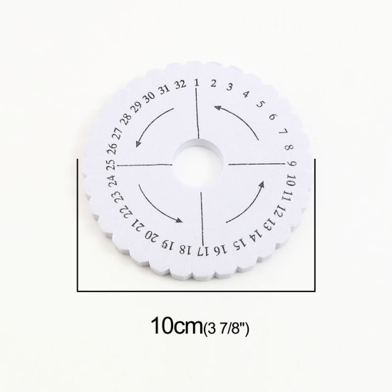 Picture of Plastic Braiding Disc Round Gray 10cm Dia., 1 Piece