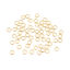 Picture of 0.5mm 304 Stainless Steel Open Jump Rings Findings Circle Ring Gold Plated 3mm Dia., 100 PCs