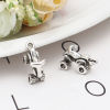 Picture of Zinc Based Alloy Charms Motorcycle Antique Silver Color 19mm x 14mm, 20 PCs