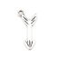 Picture of Zinc Based Alloy Charms Arrow Antique Silver Color 22mm x 10mm, 50 PCs