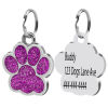 Picture of 1 Piece 304 Stainless Steel Blank Stamping Tags Charms Paw Claw Silver Tone At Random Color Double-sided Polishing 26mm x 24mm