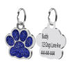 Picture of 1 Piece 304 Stainless Steel Blank Stamping Tags Charms Paw Claw Silver Tone At Random Color Double-sided Polishing 26mm x 24mm