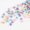 Picture of Acrylic Beads Round At Random About 10mm Dia., Hole: Approx 2.2mm, 200 PCs