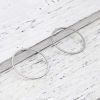 Picture of 10 PCs 304 Stainless Steel Connectors Charms Pendants Silver Tone Circle Ring 30mm Dia.