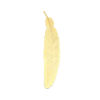 Изображение Zinc Based Alloy Pendants Feather Gold Plated 11.4cm x 2.3cm, 5 PCs