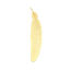 Immagine di Zinc Based Alloy Pendants Feather Gold Plated 11.4cm x 2.3cm, 5 PCs