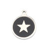 Imagen de 304 Stainless Steel Charms Round Cross