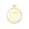 Imagen de 304 Stainless Steel Charms Round Cross