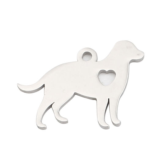 Picture of 304 Stainless Steel Charms Elephant Animal