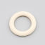 Immagine di 50 Pz Legno Naturale Pendenti Charms Connettori Accessori Anello Beige 20mm Dia
