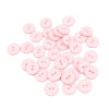Picture of Resin Sewing Buttons Scrapbooking Two Holes Round Pink 20mm Dia, 100 PCs