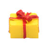 Picture of Resin Dome Seals Cabochon Christmas Gift Box Red & Yellow 13mm x 11mm, 6 PCs,5PCs(about 5PCs)