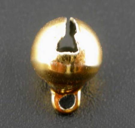 Imagen de Colgantes Cobre de Cascabel Chapado en Oro Rhinestone 8mm Diámetro, 120 Unidades 
