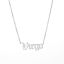 Picture of Stainless Steel Necklace Silver Tone Virgo Sign Of Zodiac Constellations Hollow 45cm(17 6/8") long, 1 Piece